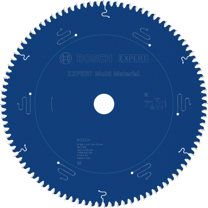 Lâmina de serra circular Bosch EXPERT Multi Material 305 mm.
