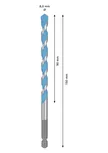 Broca multifuncional para construção Bosch EXPERT HEX-9 8x150 mm.