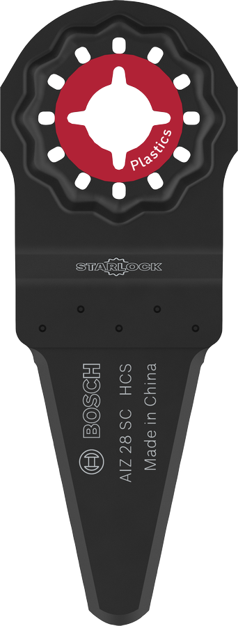 Lâmina Bosch AIZ 28 SC Starlock para corte de plástico.