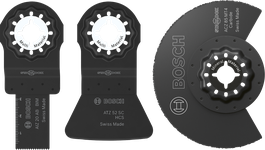 Conjunto de 3 lâminas para ladrilhos Bosch para corte de vários materiais.