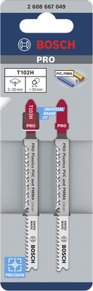PRO Plastics PVC e PMMA clean T102H