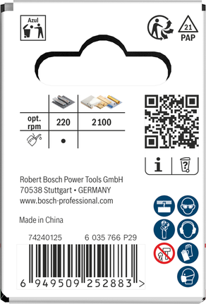 Serra copo roscada multimaterial Bosch 40 x 40 mm.