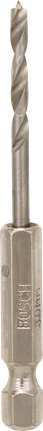Broca de ponta de brad para madeira Bosch PRO HSS de 3 mm.