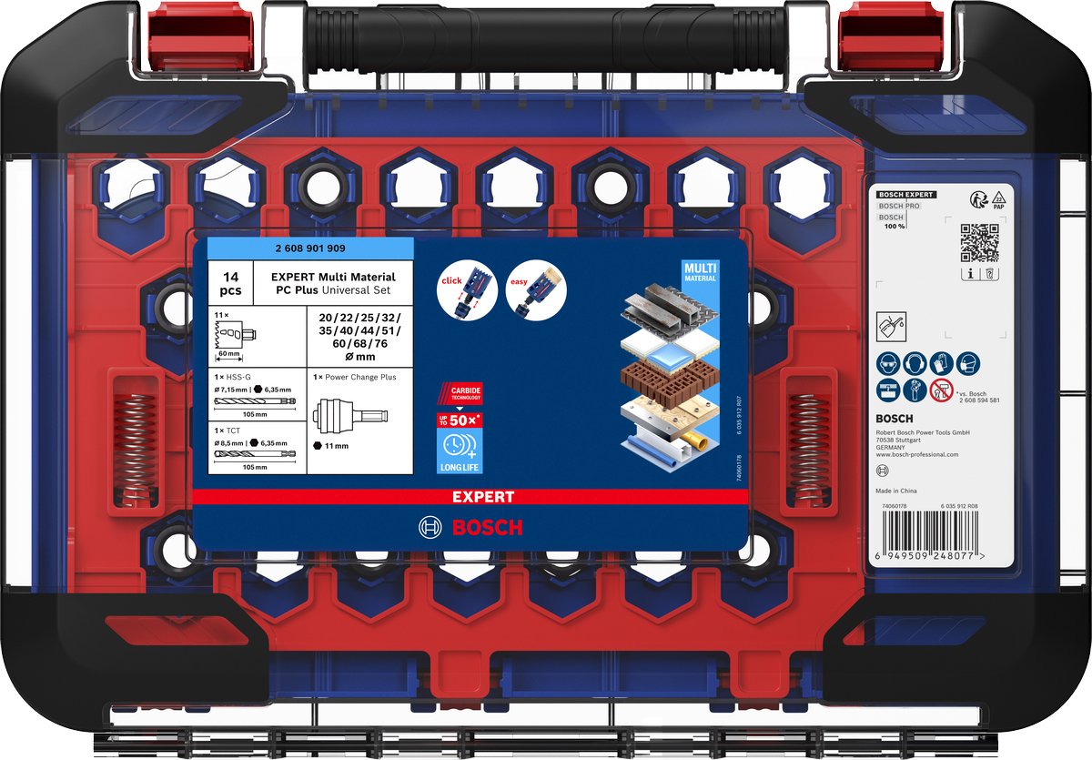 Jogo universal EXPERT Multi Material PC Plus
