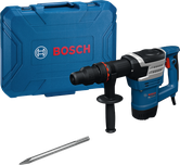 Martelo de demolição Bosch GSH 5 MX com estojo e cinzel.
