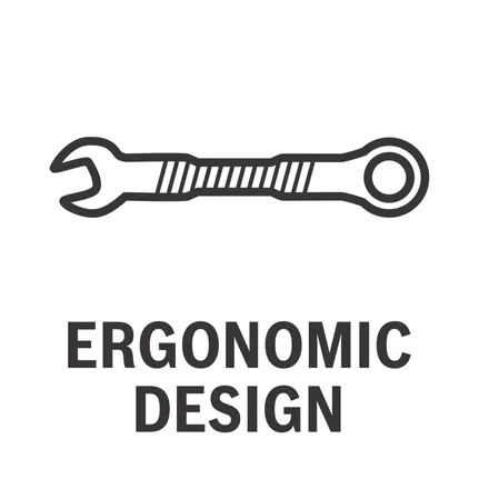 Ferramenta manual ergonômica.