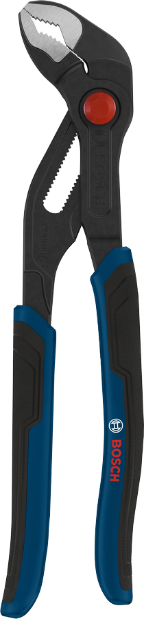 Alicate para bomba de água Bosch de 250 mm com cabos multicomponentes.