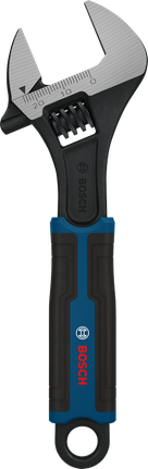 Chave inglesa ajustável Bosch de 150 mm com cabo ergonômico.