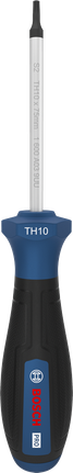 Chave de fenda Bosch PRO TH10 x 75 mm com cabo ergonômico.