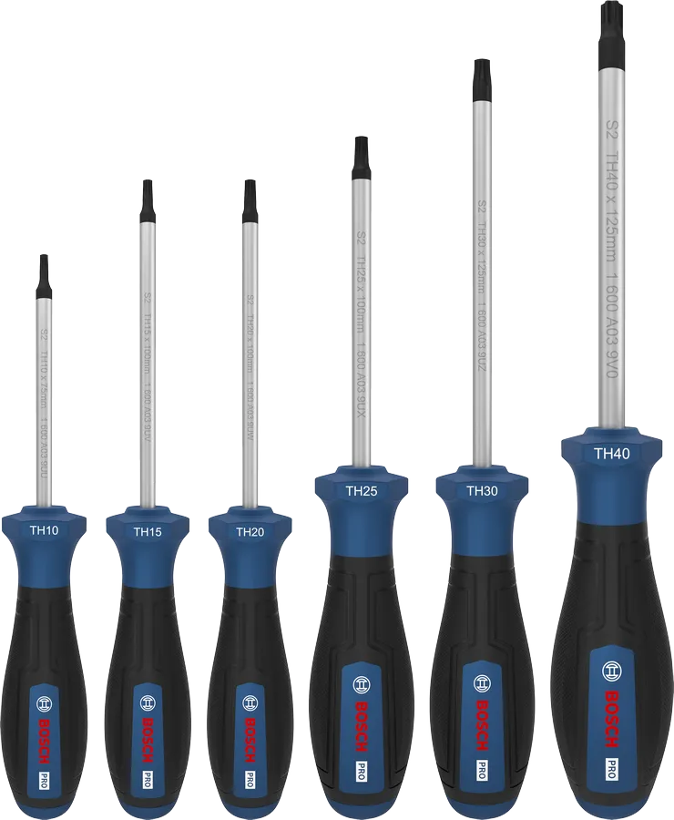 PRO Screwdriver Torx Security Set, 6 pçs