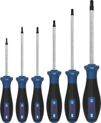 PRO Screwdriver Torx Set, 6 pçs
