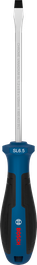 Chave de fenda Bosch SL 6.5 de ponta chata com cabo ergonômico.