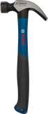 Martelo de unha Bosch de 20 oz com cabeça curva em aço carbono.
