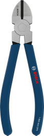 Alicate de corte diagonal Bosch de 160 mm com cabos revestidos antiderrapantes.