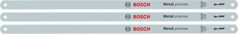 Lâminas bimetálicas Bosch para serra de arco de 300 mm com 24 dentes por polegada (3 unidades).