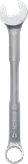 Chave combinada Bosch de 17 mm em aço cromo-vanádio.
