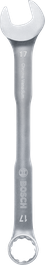 Chave combinada Bosch de 17 mm em aço cromo-vanádio.