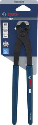 Alicate de corte para concreto Bosch PRO de 225 mm com cabos revestidos.