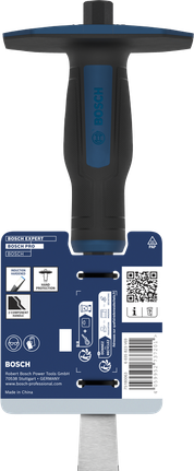 Cinzel plano para alvenaria Bosch PRO com protetor de mão.