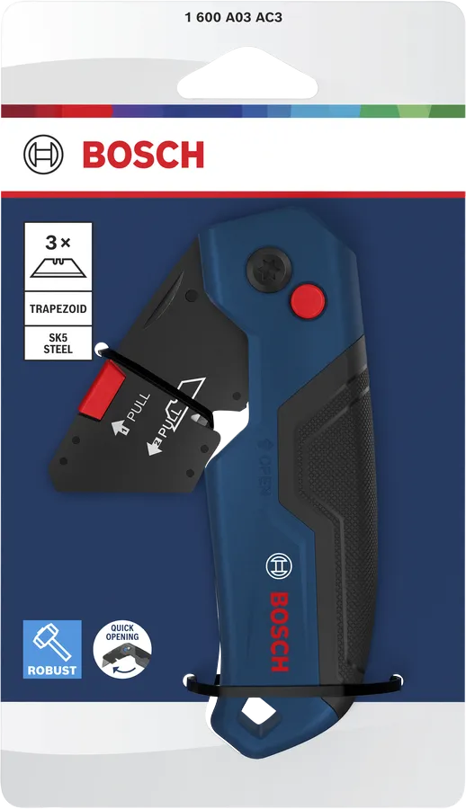 Estilete dobrável