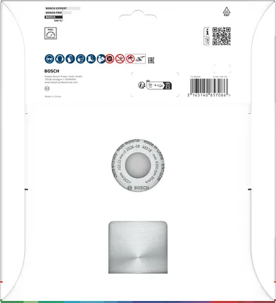 Disco de corte diamantado multimaterial Bosch de 230 mm.