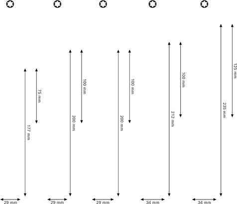 Screwdriver Torx Set, 5 pçs