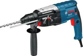 Martelo perfurador Bosch GBH 2-28 D com SDS plus e cabo lateral.
