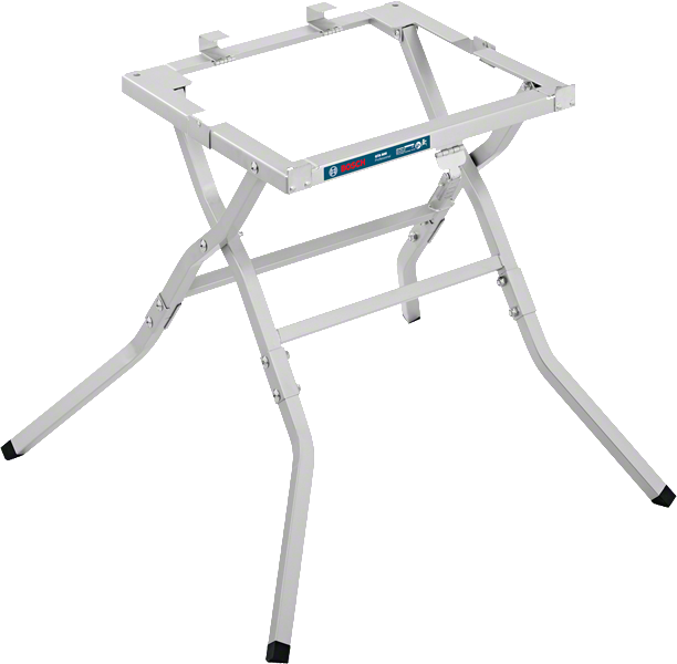 Suporte de serra Bosch GTA 600, suporte leve e dobrável.
