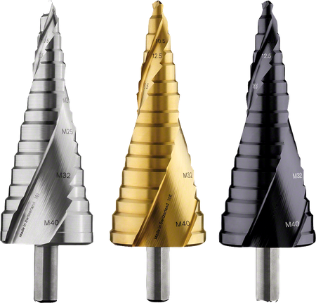 Brocas escalonadas Bosch para orificios pasacables.