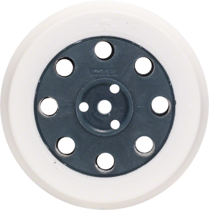 Plato lijador duro Bosch de 125 mm con 8 agujeros.