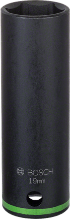 Vaso cuadrado externo Bosch de 19 mm y 1/2" para rosca M12.