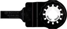 Hoja Bosch Starlock AIZ 10 AB BIM para madera y metal.