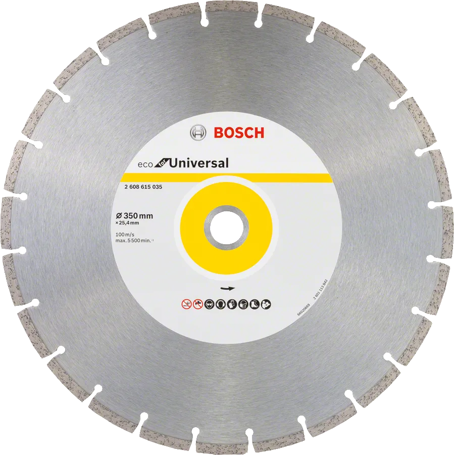Disco de corte de diamante Bosch ECO Universal 350 mm.