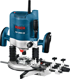 Fresadora Bosch GOF 2000 CE con potencia de entrada de 2.000 W.