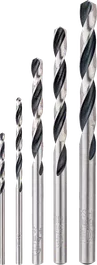 Juego de 5 brocas helicoidales HSS PointTeQ de Bosch para metal.