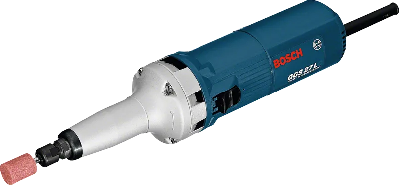 Amoladora recta Bosch GGS 27 L con diseño ergonómico.