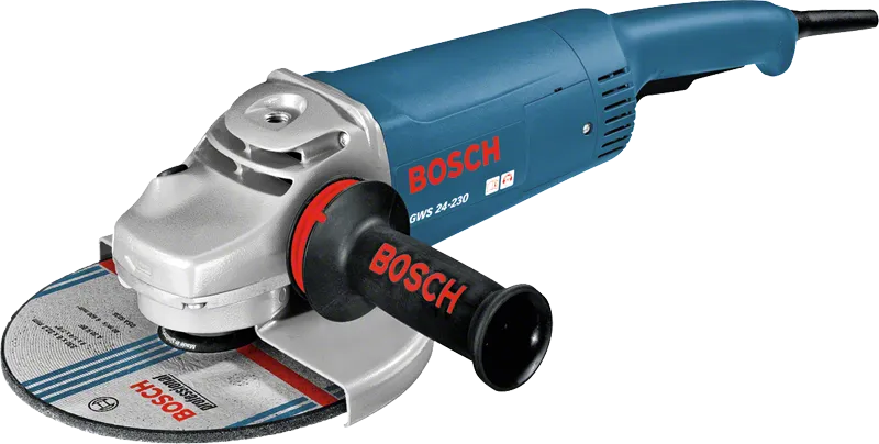 Amoladora angular Bosch GWS 24-230, herramienta de amolado robusta.