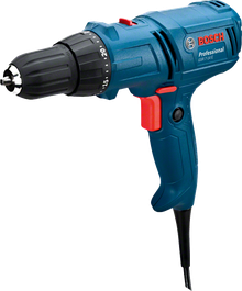 Taladro eléctrico azul.