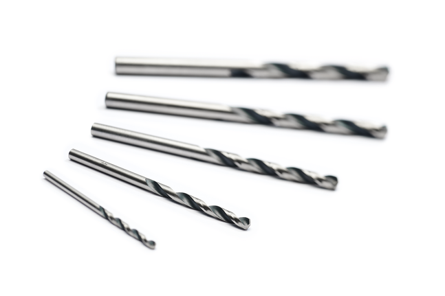 Juego de brocas Bosch HSS para metal y madera.