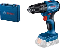 Taladro inalámbrico Bosch GSB 185-LI con estuche de transporte.