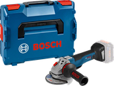 Amoladora angular inalámbrica Bosch GWS 18V-10 PC con estuche.