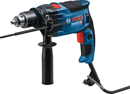 Taladro de impacto Bosch GSB 16RE con empuñadura lateral.