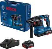 Taladro percutor rotativo Bosch GBH 185-LI con batería de 18 V.