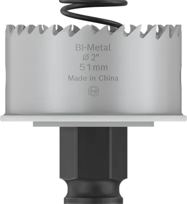 Sierra de corona Bosch PRO Sheet Metal PC Plus 51 mm para metal.