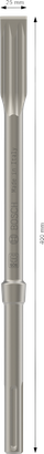 Cincel plano Bosch PRO SDS max-5C 25x400 mm.
