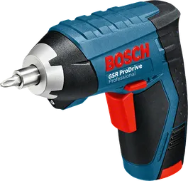 Destornillador inalámbrico Bosch GSR ProDrive, diseño compacto.