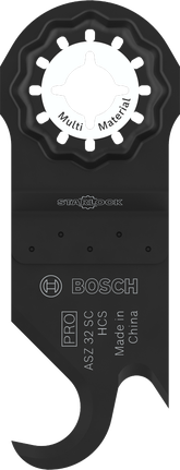 Hoja multiherramienta Bosch PRO ASZ 32 SC para múltiples materiales.