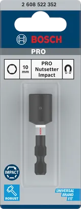 Aprietatuercas de impacto Bosch PRO 10 mm.