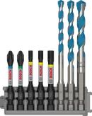 Juego de impacto Bosch PRO con brocas Multi Construction, 8 piezas.