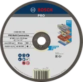 Disco de corte multimaterial Bosch PRO de 180 mm para diversos materiales.